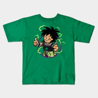 Legendary Alien Warrior Anime Manga Parody Mashup Kids T-Shirt